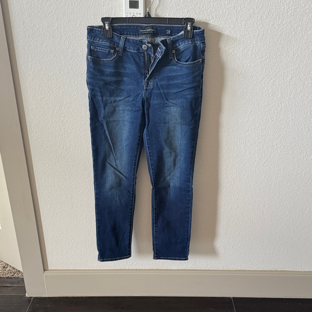Lucky Brand Women's Dark Blue Skinny Jeans